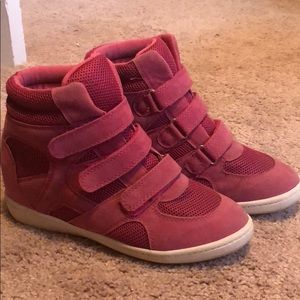 Pink Rampage Wedge Hightops